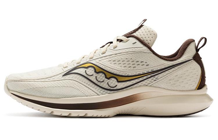 Saucony Kinvara 13 Running Shoes Unisex Low-Top Beige/Brown