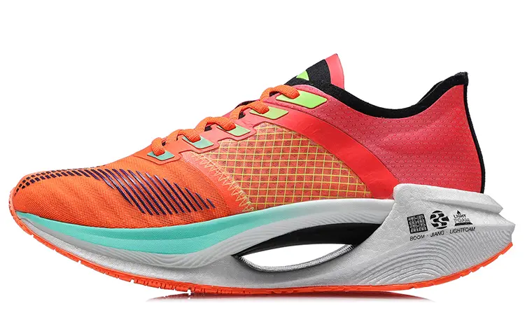 LiNing Jueying Essential Low-Top Running Shoes Women's Fluorescent Enamel Orange