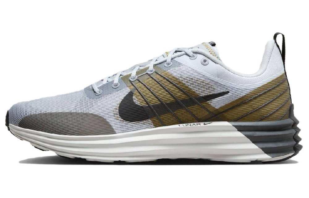 NIKE Lunar Roam Беговые кроссовки Низкие Бело-зеленые Мужские