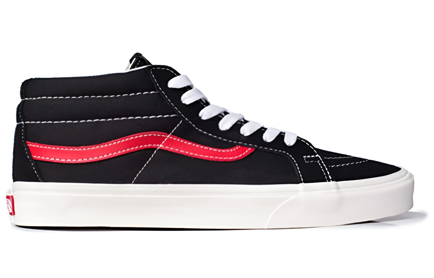 Vans SK8 Mid Black Red 'Black Red'