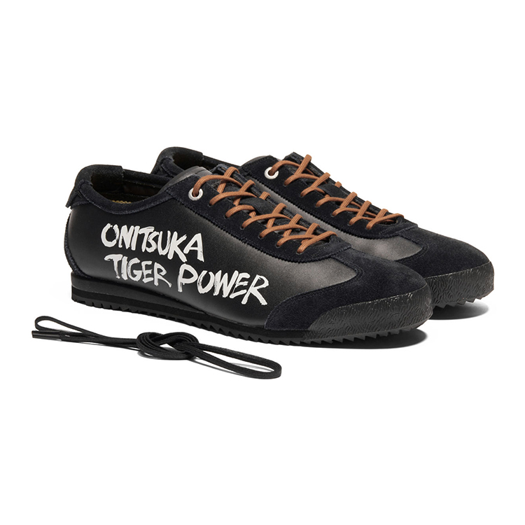 Onitsuka Tiger MEXICO 66 Abrasion Resistant Low Top Casual Shoes Unisex Black купить в интернет-магазине Yoocart с быстрой доставкой по России.