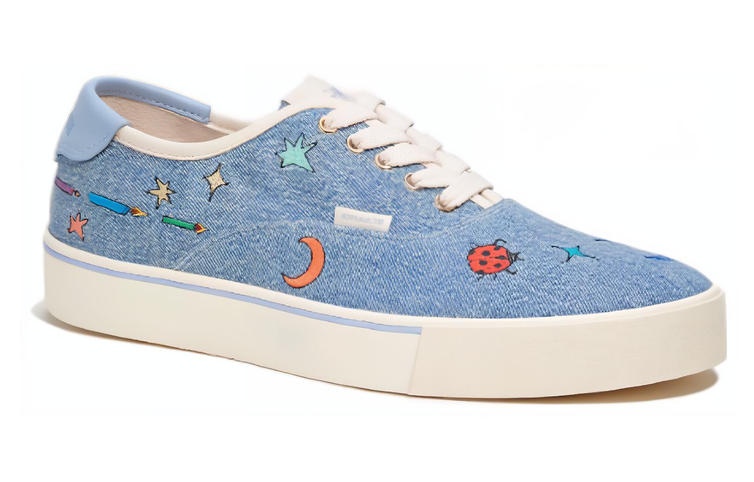 COACH Low top Skateboard Shoes Men's Blue купить в интернет-магазине Yoocart с быстрой доставкой по России.