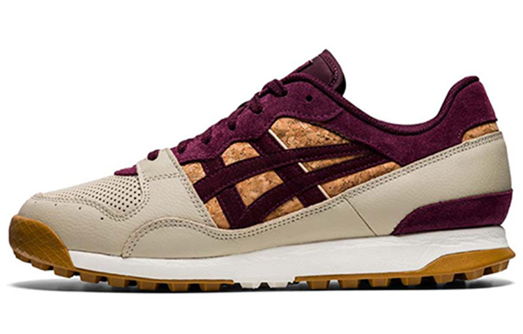 Onitsuka Tiger Horizonia Anti-Slip And Wear-Resistant Breathable Low-Top Running Shoes Unisex Gray Red