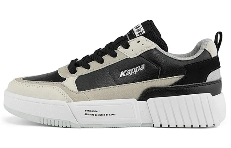 Kappa Skateboard Shoes Unisex Low top Black/Tranquil Gray