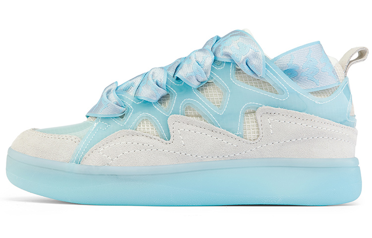 Kappa Fatty Low-Top Skateboard Shoes Unisex Quartz Blue