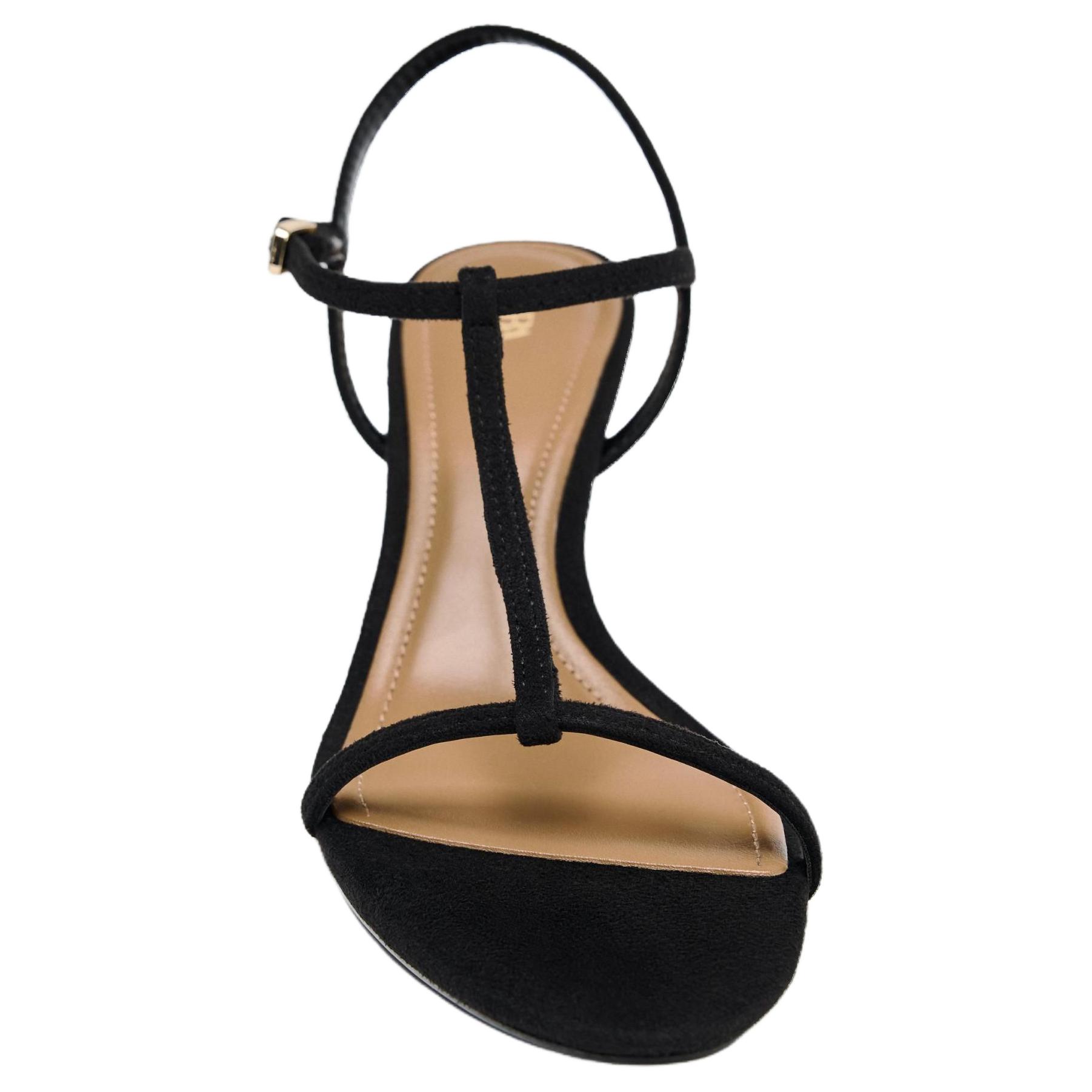 ZARA One Strap Sandals 8cm Women's Black купить в интернет-магазине Yoocart с быстрой доставкой по России.