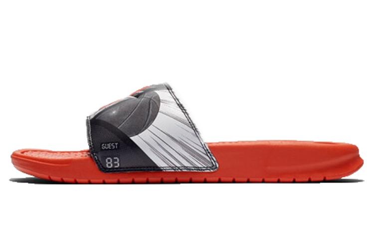 Nike Benassi Jdi Print 'Team Orange'