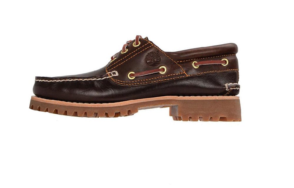 Timberland 3 Eye Lug Handsewn Boat Shoe 'Brown'