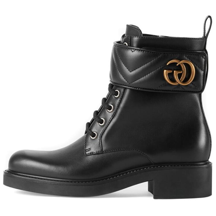 GUCCI Women's Ankle Boot 'Double G Black' Women's