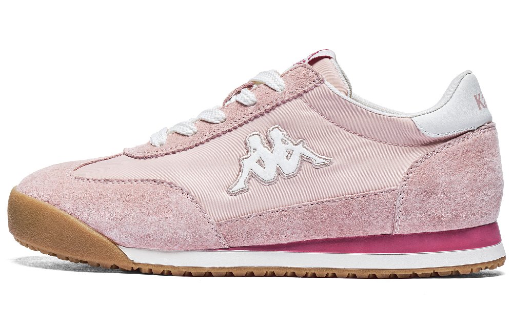 Kappa Anti Slip Wear Resistant Low Top Casual Shoes Women's Milk Tea Pink