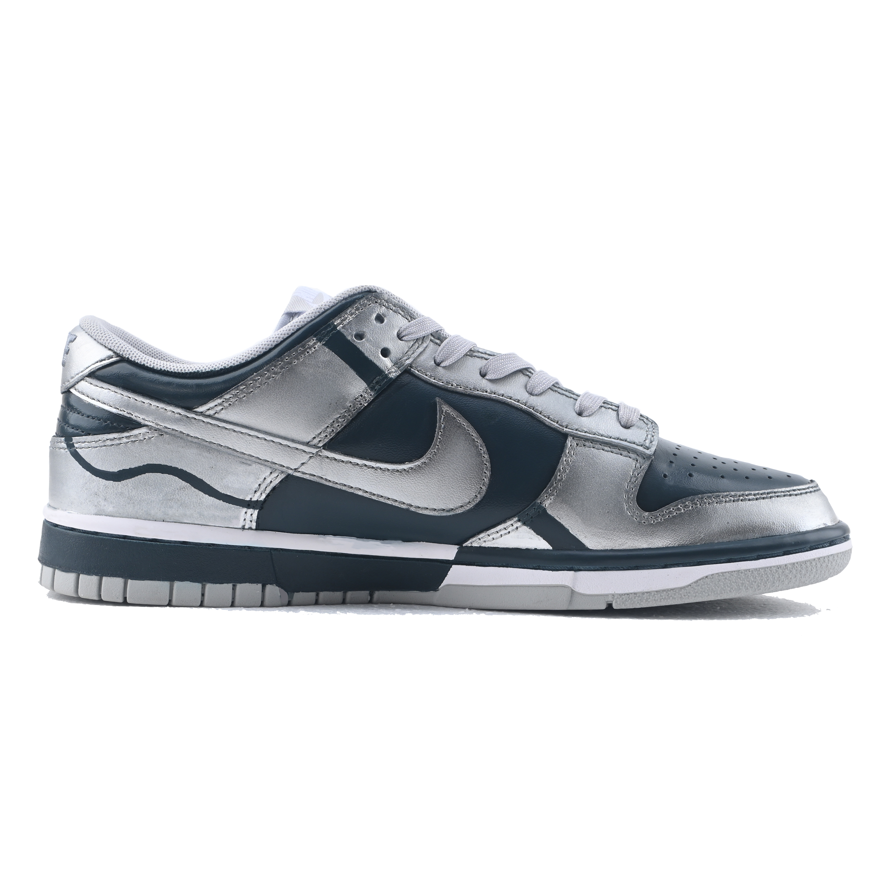 Nike Dunk Pixel Fission Slip Resistant Abrasion Resistant Low top Skateboard Shoes Men's