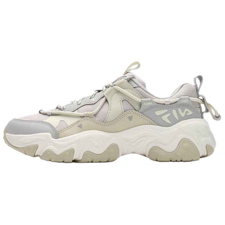 FILA FLUID 5 Anti Slip Wear Resistant Low Top Chunky Sneakers Women's Gray