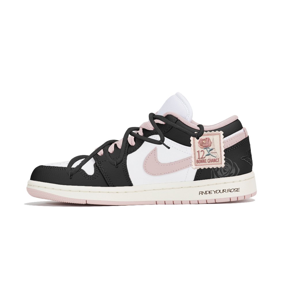 Jordan Air Jordan 1 Vintage Basketball Shoes Women's Low Top Pink