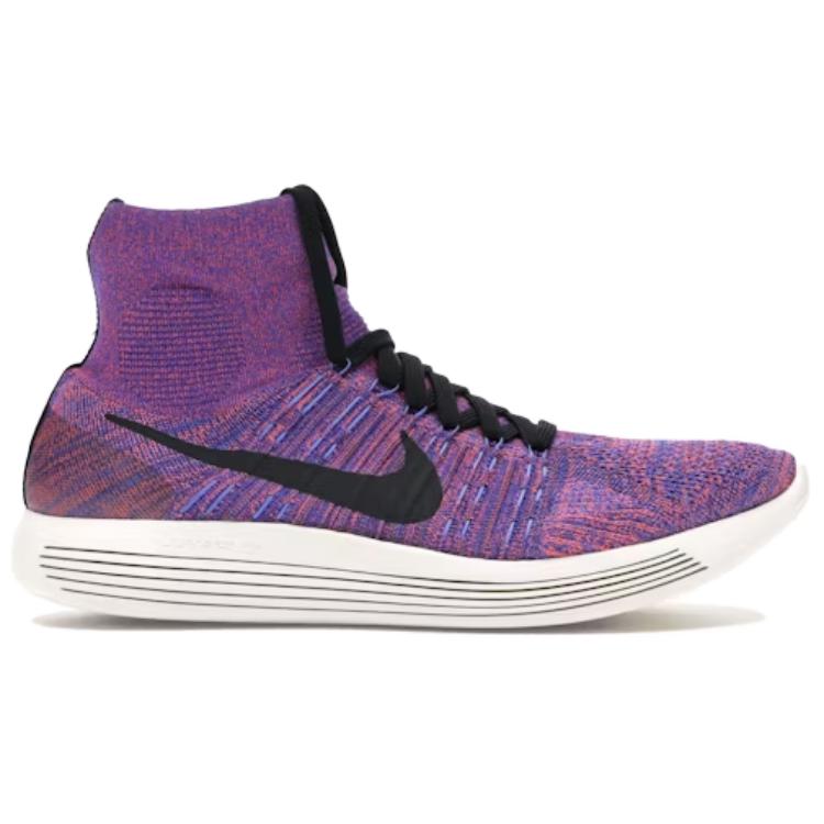 Nike LunarEpic Flyknit Abrasion Resistant High top Casual Shoes Men's Purple