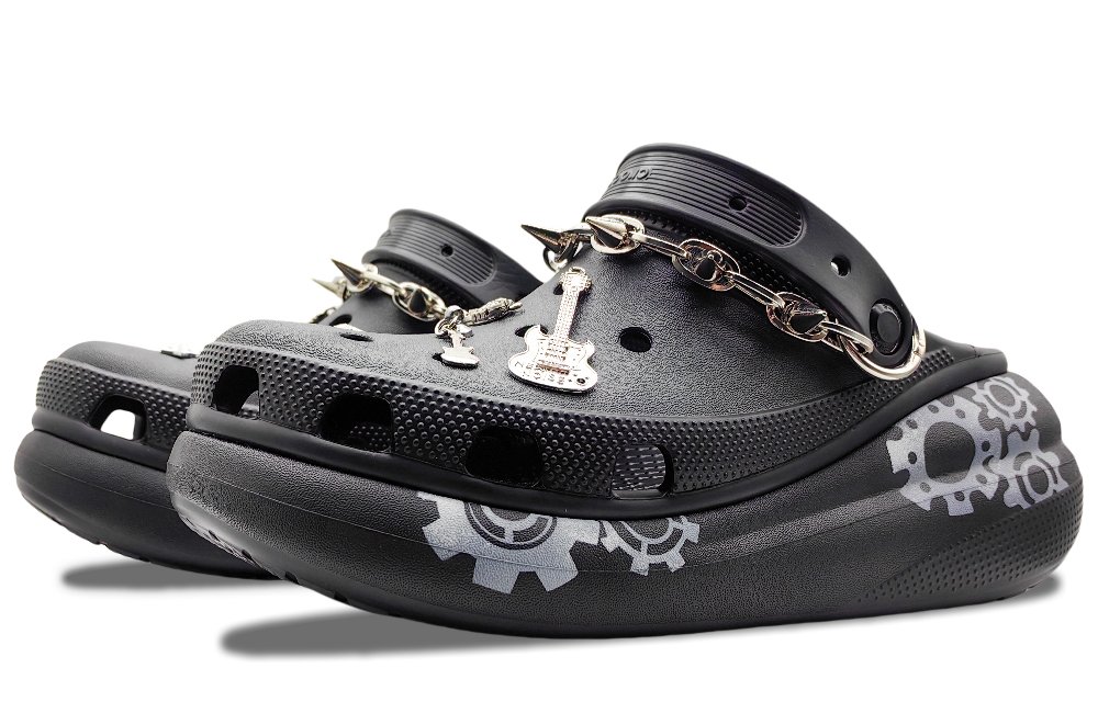 Crocs Classic Crush Clogs Unisex Black