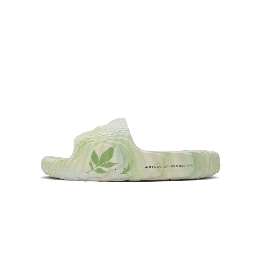 Adidas Originals ADILETTE 22 Abrasion Resistant Slide Slippers Unisex White Green