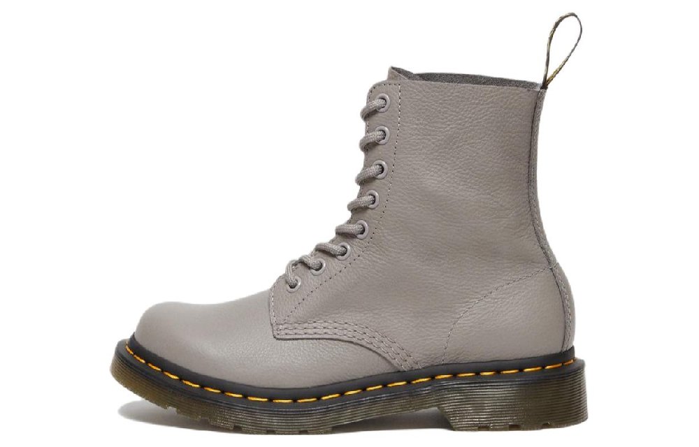Dr. Martens 1460 Pascal Virginia Leather Boots 'Grey' Women's