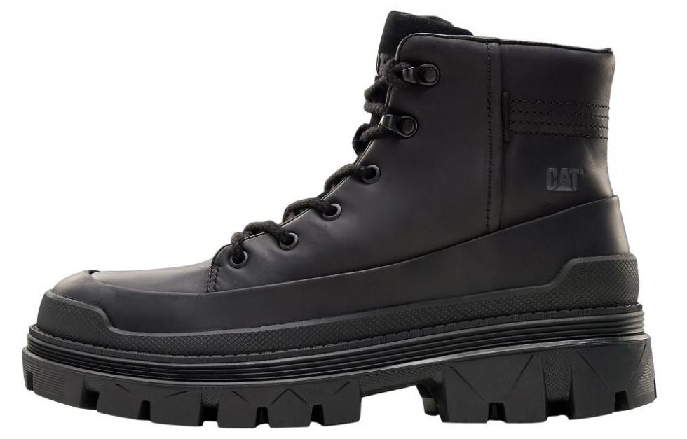 CAT HARDWEAR Collection Breathable Warm Wear-Resistant Cushioning Short Outdoor Boots Unisex Black