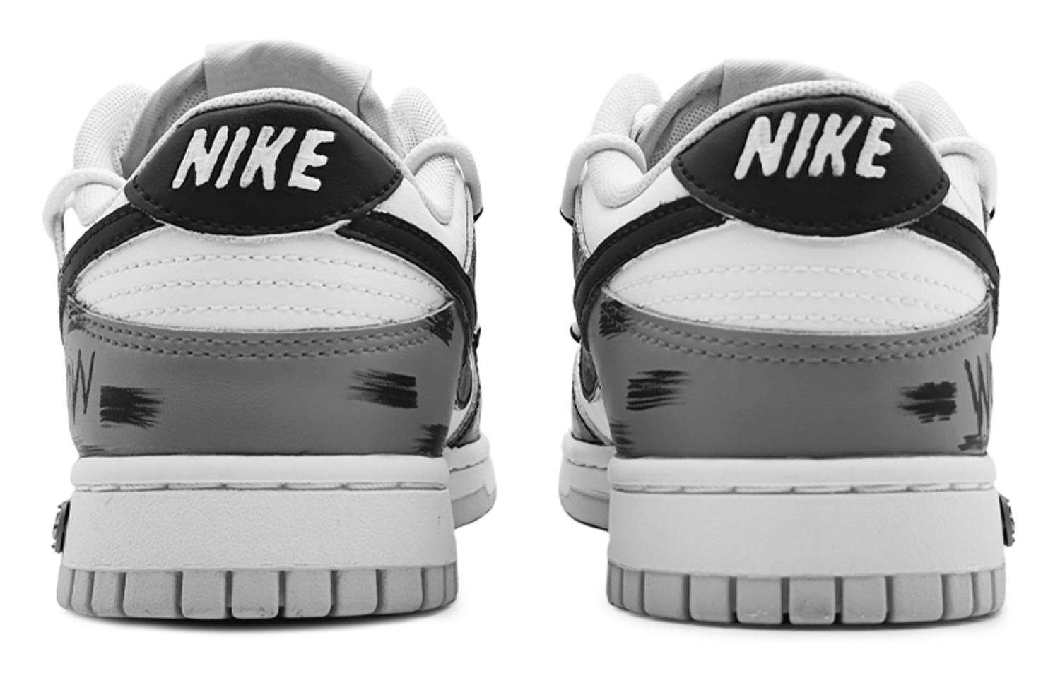 Nike Dunk 'Neutral Grey' Anti-Slip Wear-Resistant Low-Top Skateboard Shoes GS Gray Orange купить в интернет-магазине Yoocart с быстрой доставкой по России.