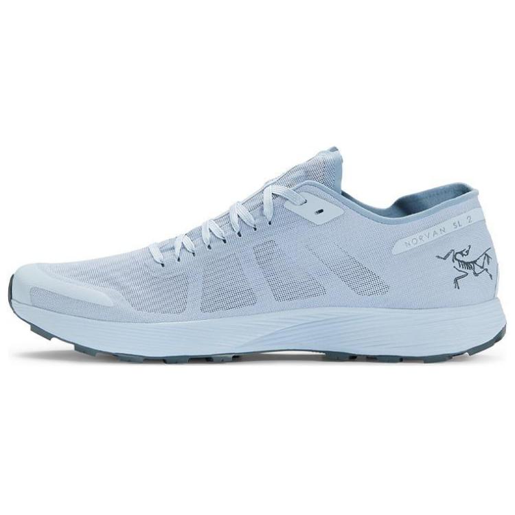 Arcteryx Norvan SL Cushioning, Slip Resistant, And Abrasion Resistant Low Top Running Shoes Men's Blue Gray