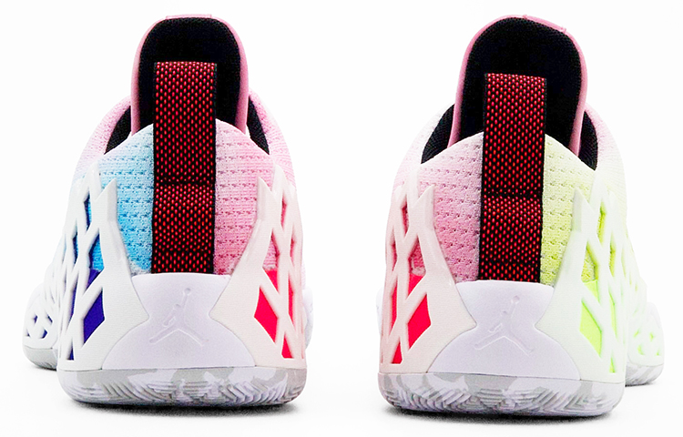 Jordan Jumpman Diamond Basketball Shoes Unisex Low top White/Blue/Pink/Green купить в интернет-магазине Yoocart с быстрой доставкой по России.