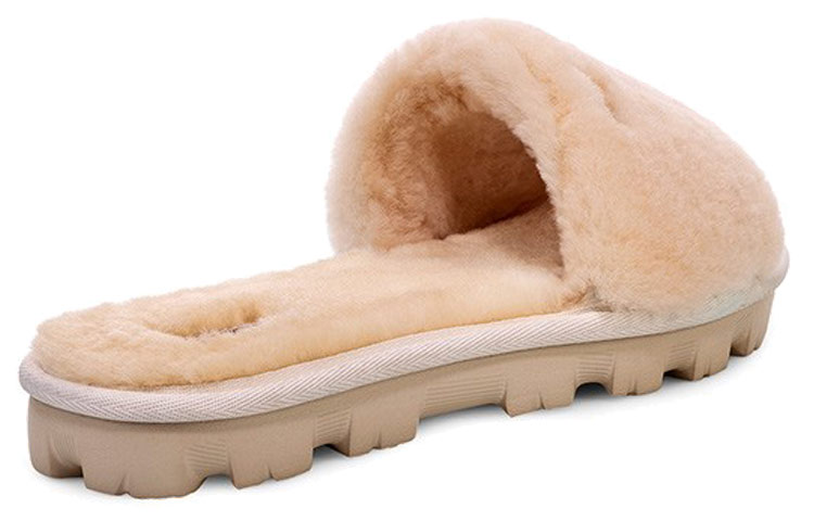 UGG Rubber Sole Slip Resistant Antibacterial Slide Slippers Women's Natural купить в интернет-магазине Yoocart с быстрой доставкой по России.