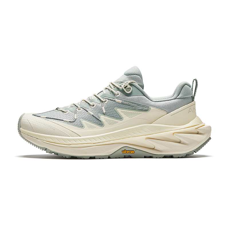 Anta Wild PRO Cushioning Wear-Resistant Low-Top Running Shoes Women's Green Ecru