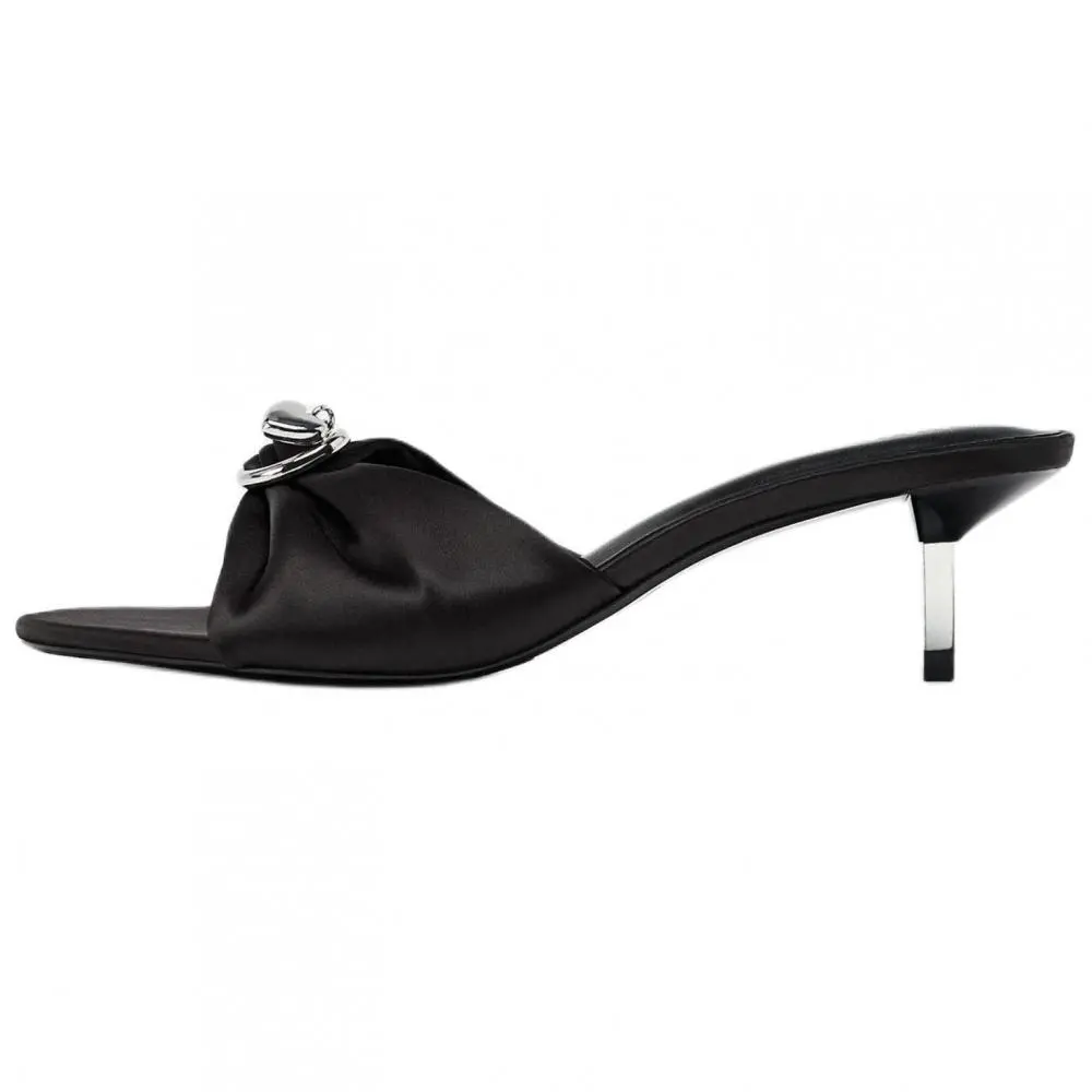 ZARA Slide Slippers Women's Black