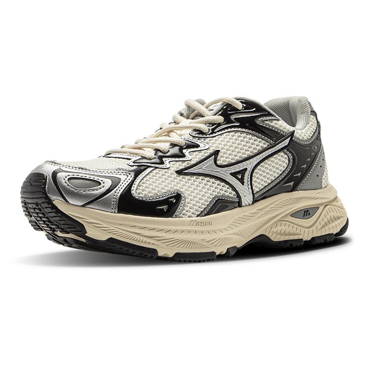 Oarism x Mizuno Racer S Breathable And Slip Resistant Low Top Running Shoes Unisex Beige Apricot Black купить в интернет-магазине Yoocart с быстрой доставкой по России.