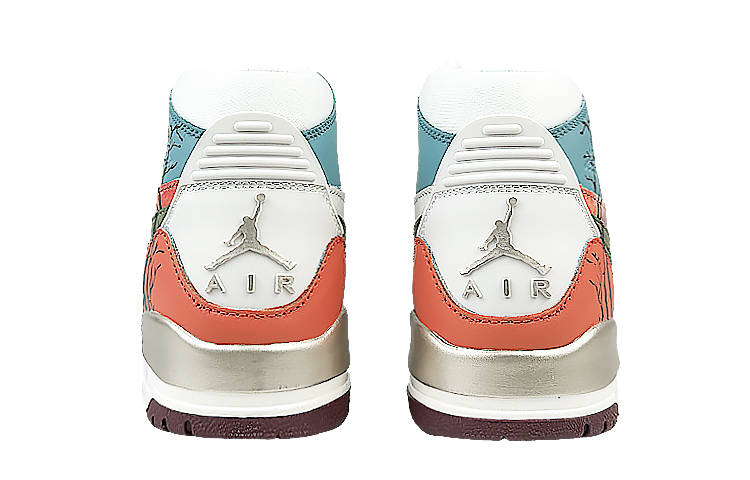 Jordan Legacy 312 High-Top Vintage Basketball Shoes Men's Orange White купить в интернет-магазине Yoocart с быстрой доставкой по России.