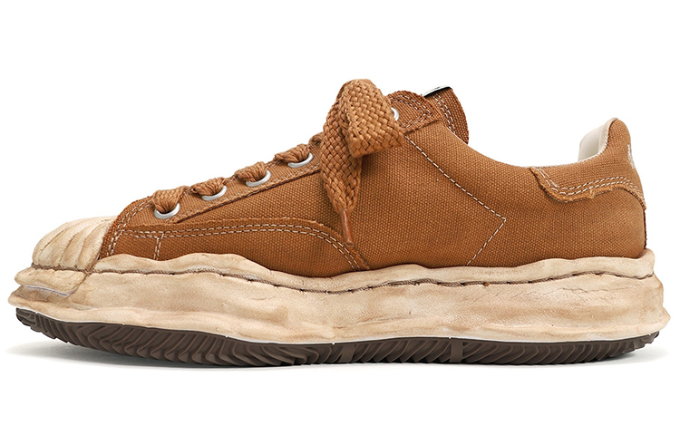 MIHARA YASUHIRO Blakey Dissolve Shoes Low Top Stylish Skateboarding Shoes Men's Brown Vintage Version