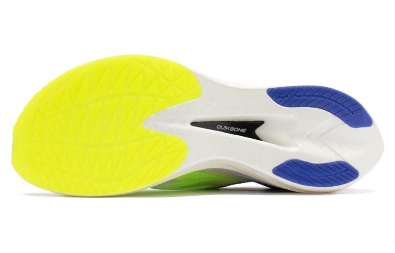 361° Feiran Flame CQT Low-Top Running Shoes Men's White Yellow