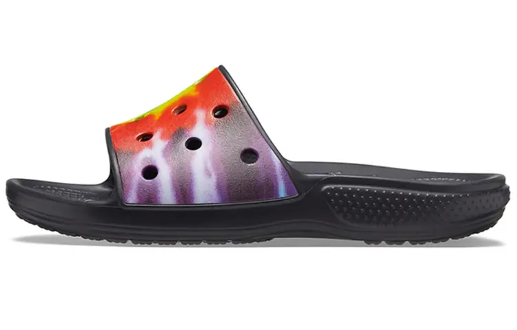 Crocs Classic Clog EVA Antibacterial Quick Dry Slide Slippers Unisex Black Multicolor