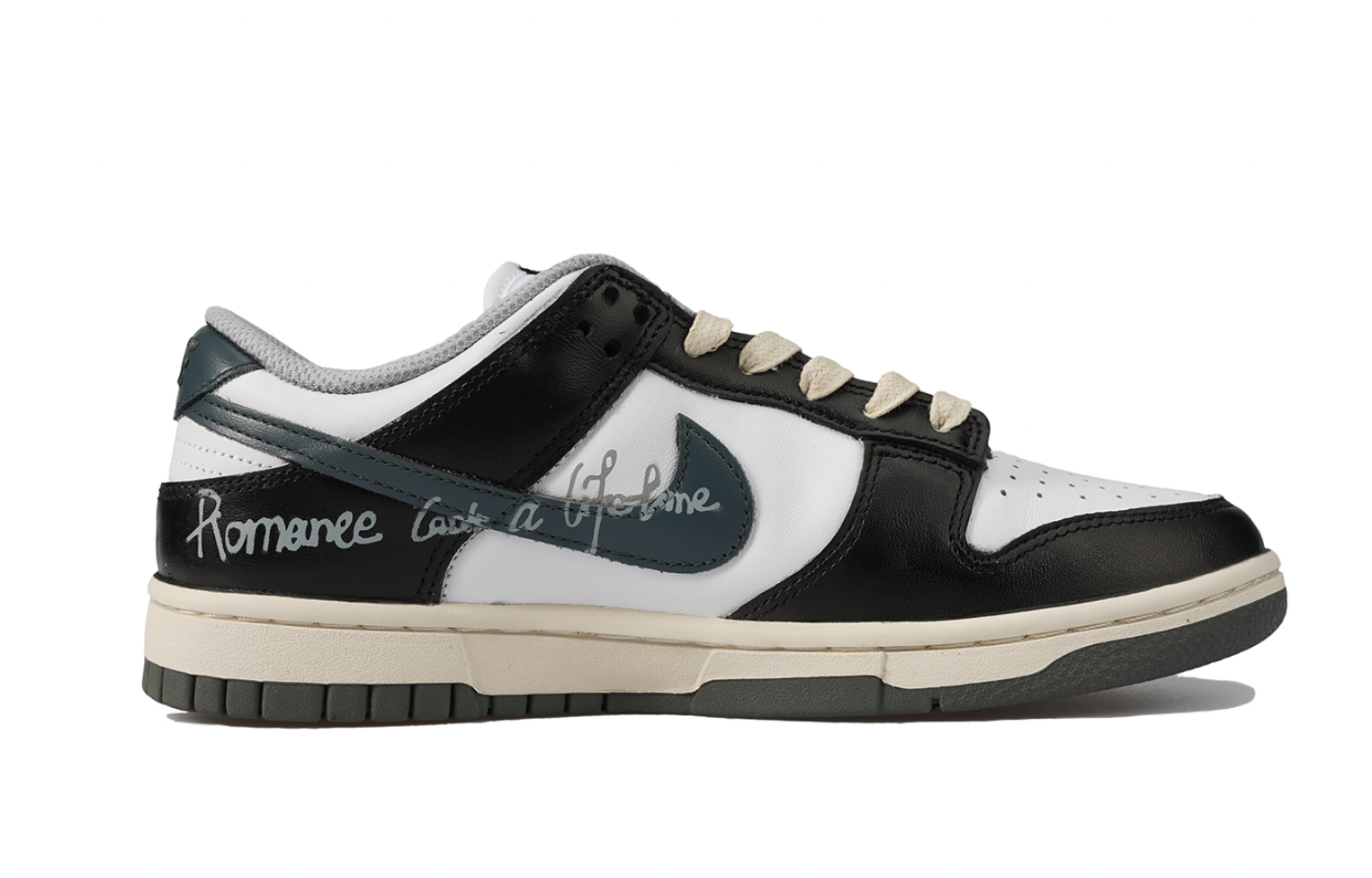 Nike Dunk Low Low-Top Skateboard Shoes Women's Black White Gray купить в интернет-магазине Yoocart с быстрой доставкой по России.