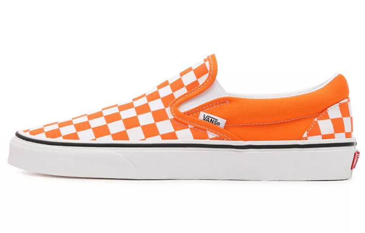 Slip On Classic Vans 'Orange Tiger Checkerboard'