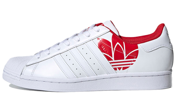 Adidas Superstar Scarlet Red Trefoil