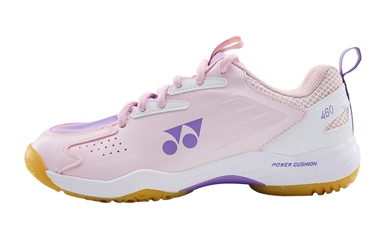 YONEX Power Cushion Slip-Resistant Cushioning Breathable Lightweight Low-Top Badminton Shoes Women's Light Pink Purple
