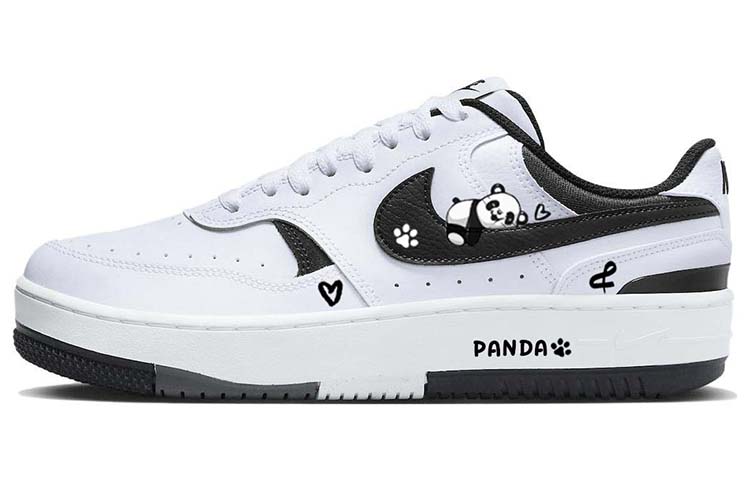 Nike Gamma Force Low Top Skateboard Shoes Women's Black White