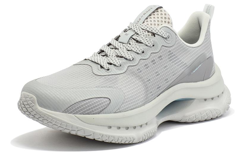 361° Cushioning, Wear Resistant Low Top Running Shoes Men's Gray White купить в интернет-магазине Yoocart с быстрой доставкой по России.