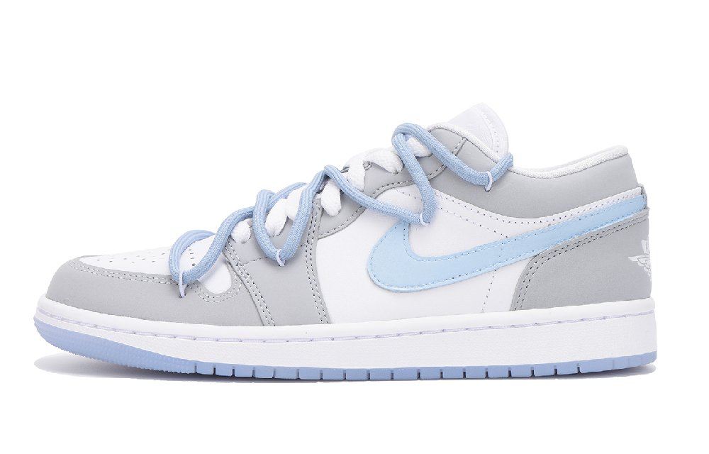 JORDAN Air JORDAN 1 Vintage Basketball Shoes Women's Low-Top Blue