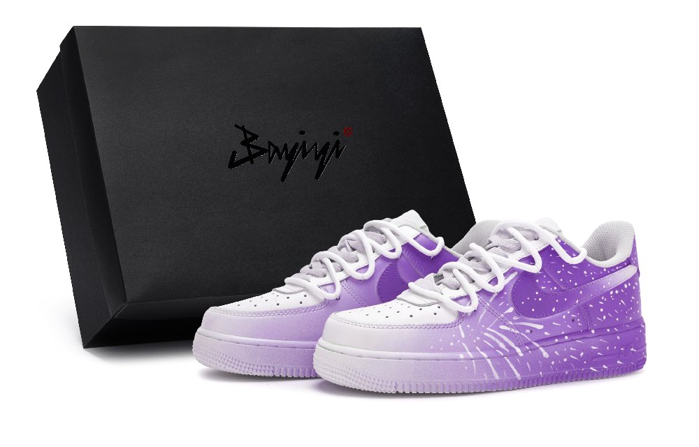 Nike Air Force 1 Skateboard Shoes Unisex Low-Top Purple