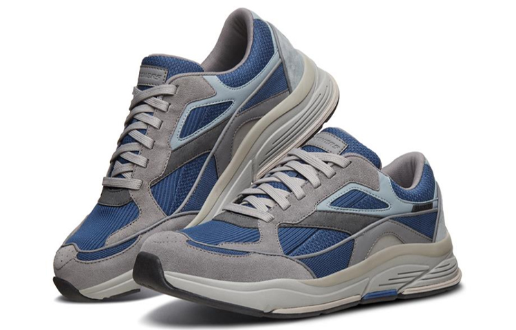 Skechers Benago Grey/Blue купить в интернет-магазине Yoocart с быстрой доставкой по России.