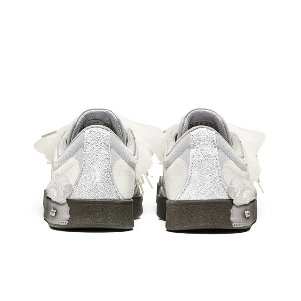 Adidas Neo VL Court 2.0 Da Vinci, Chanel Inspired Fragrance Abrasion Resistant Low Top Skateboard Shoes Unisex Ecru