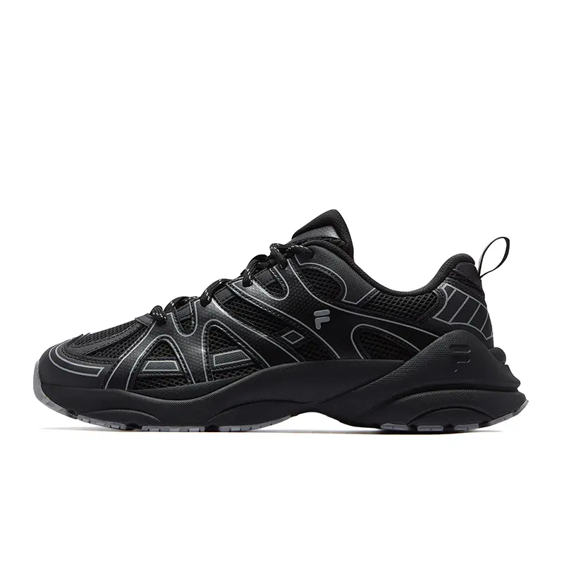 FILA FUSION PATH Trajectory Shoes Low Top Running Shoes Men's Gray Fish Black