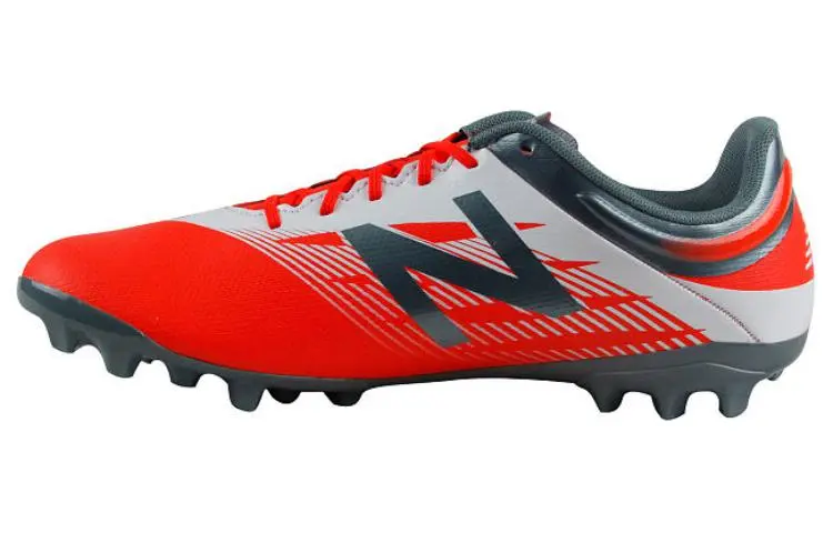 New Balance NB NEW B AG Artificial Ground Soccer Shoes Men's Red Gray
