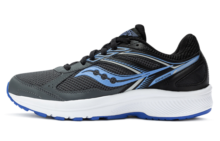 Saucony Cohesion 14 Running Shoes Women's Low-Top Gray/Black/Blue/White