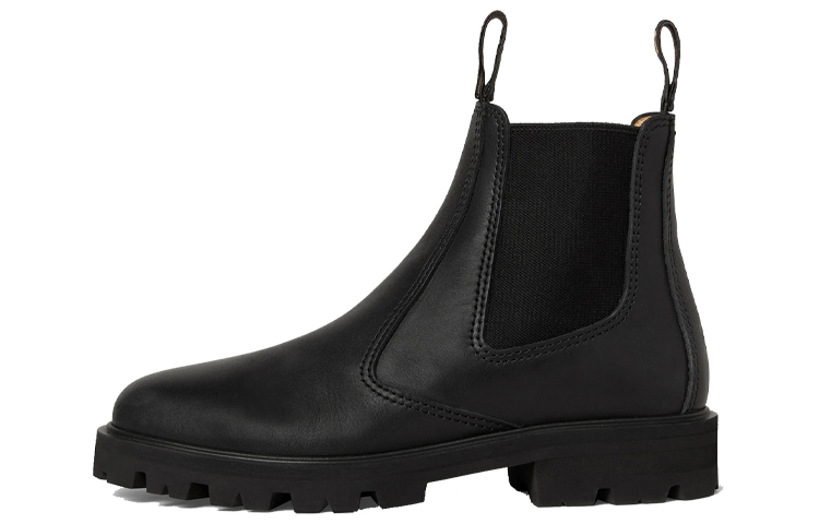 CELINE Short Chelsea Boots Women's Black