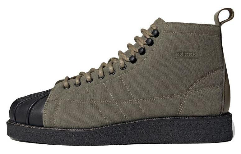 Adidas Originals Superstar Boot 'Green Black'