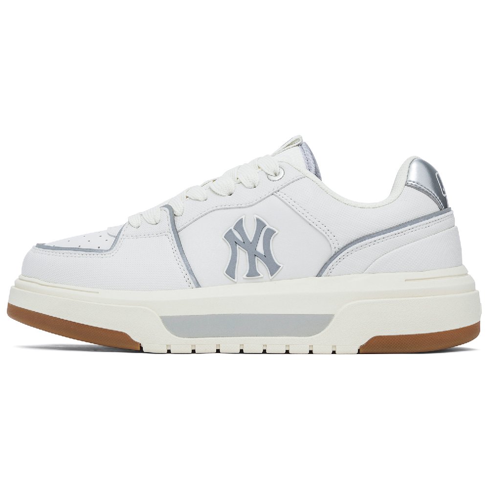 MLB Chunky Liner Skateboard Shoes Unisex Low-Top Ivory White
