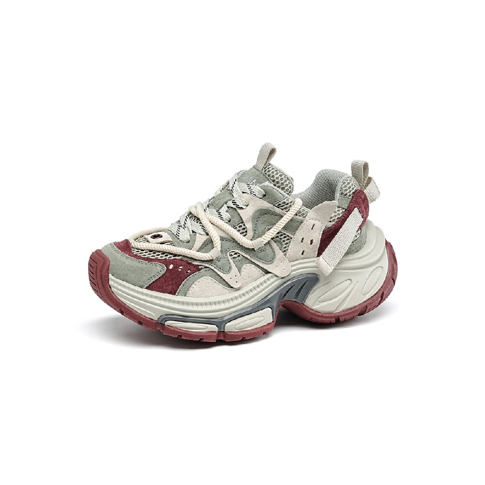 EBLAN Chunky Sneakers Women's Red